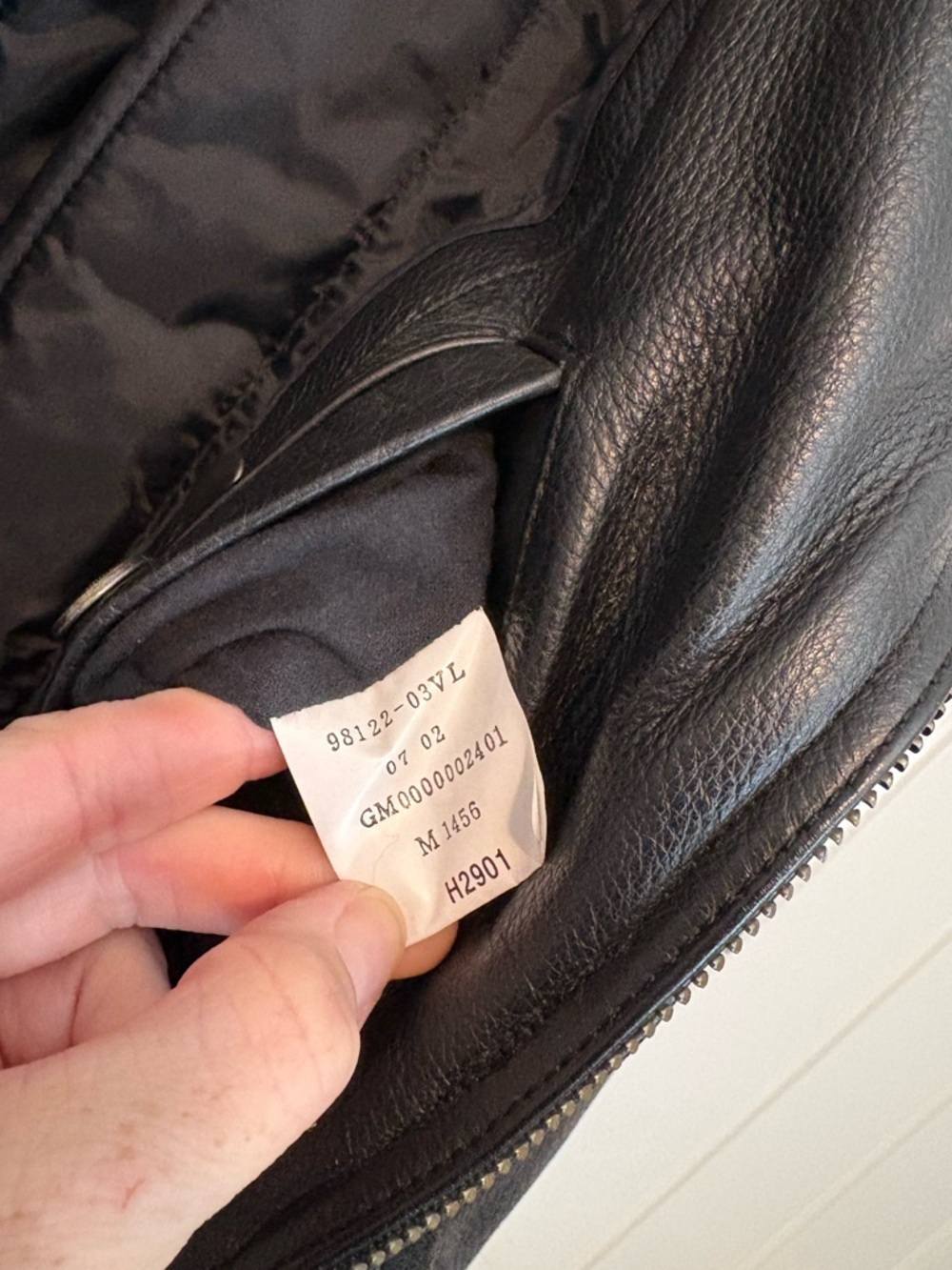 Vintage Harley Davidson 90s Leather Jacket Vented Nevada Black Large - Picture 12 of 14
